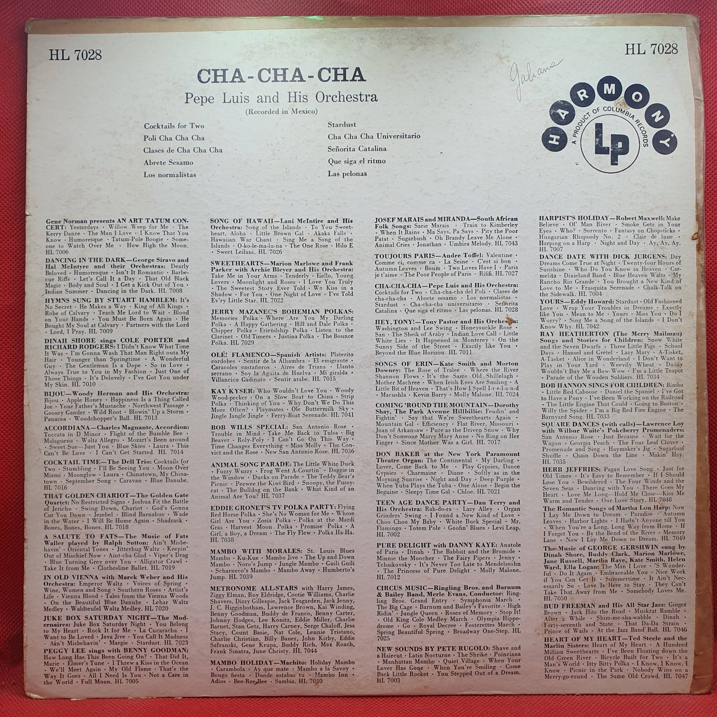 Pepe Luis And His Orchestra – Cha-Cha-Cha
