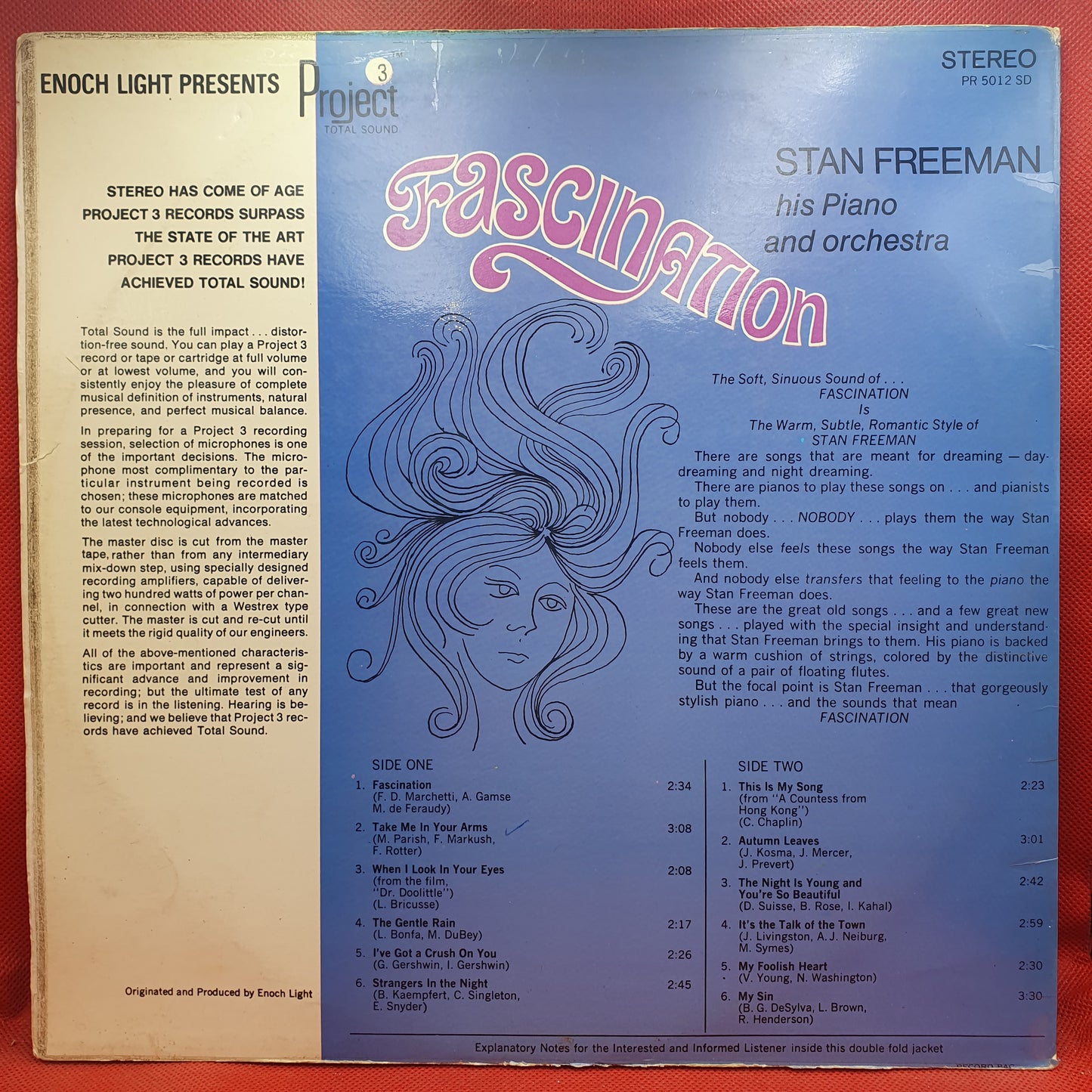 Stan Freeman, His Piano And Orchestra – Fascination