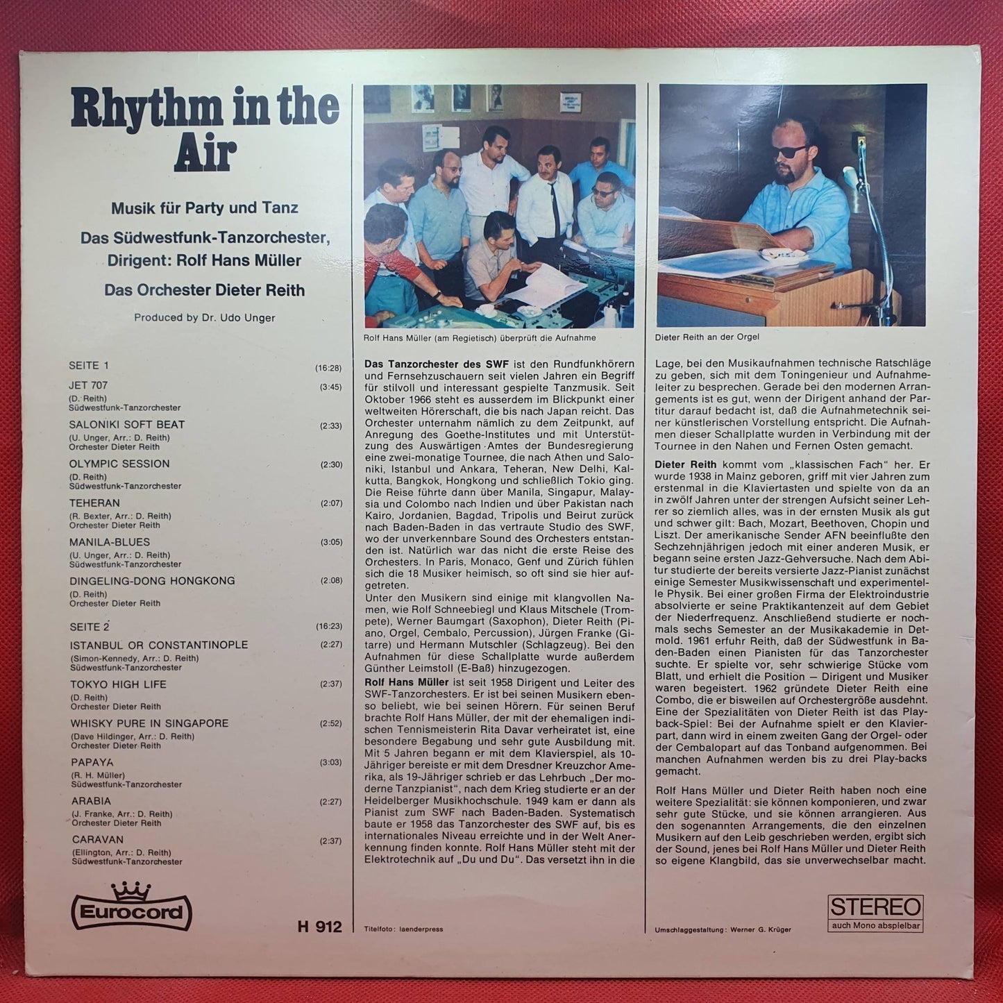 Südwestfunk - Tanzorchester Rolf Hans Müller Rhythm In The Air