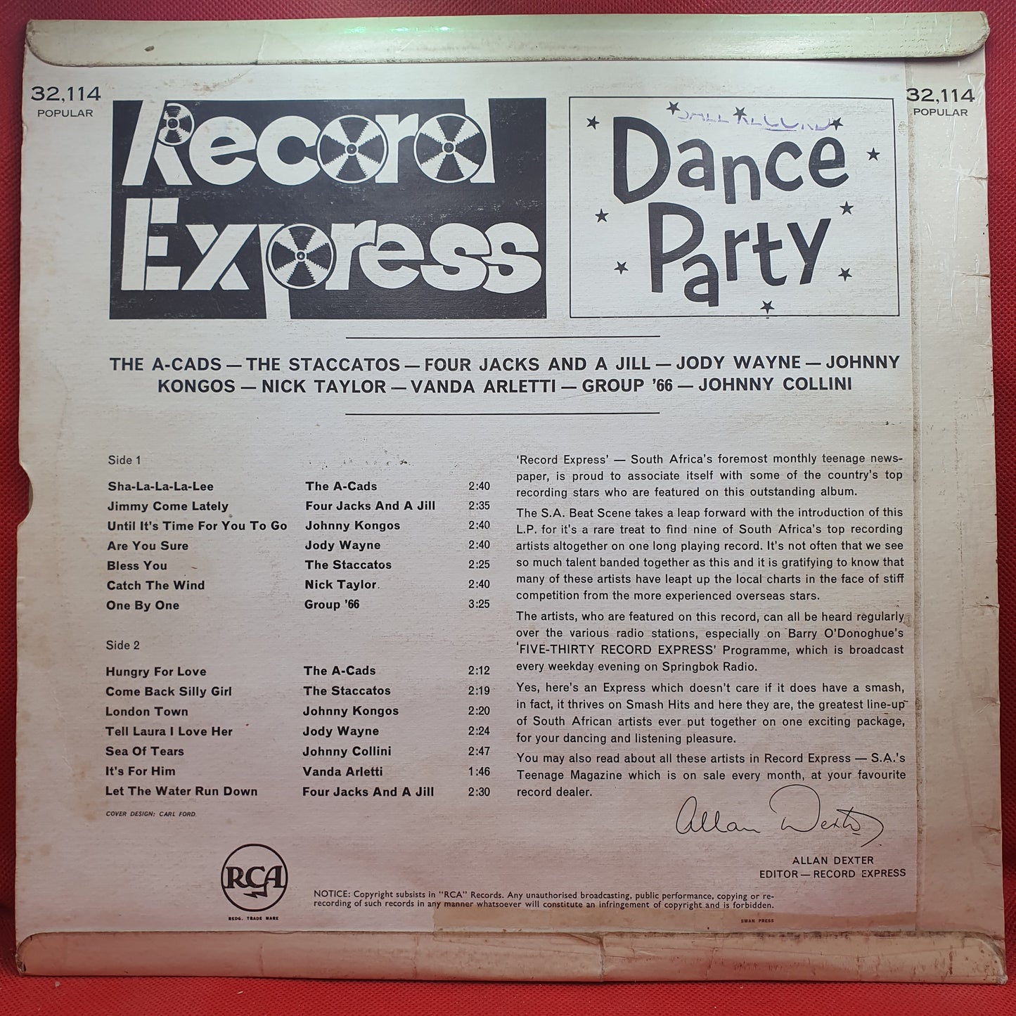 Various – Record Express Dance Party