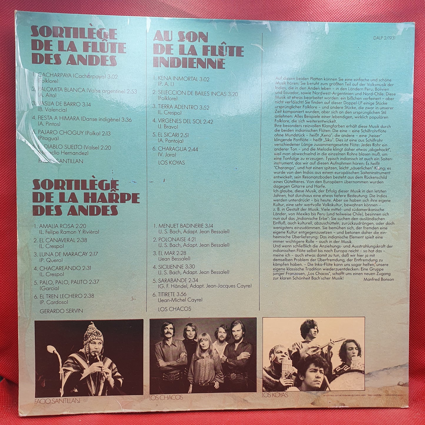 Various – Folklore Aus Südamerika