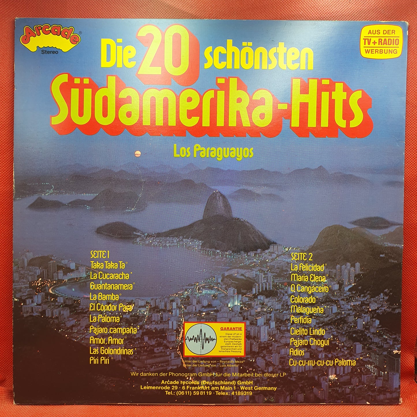 Los Paraguayos – Die 20 Schönsten Südamerika-Hits