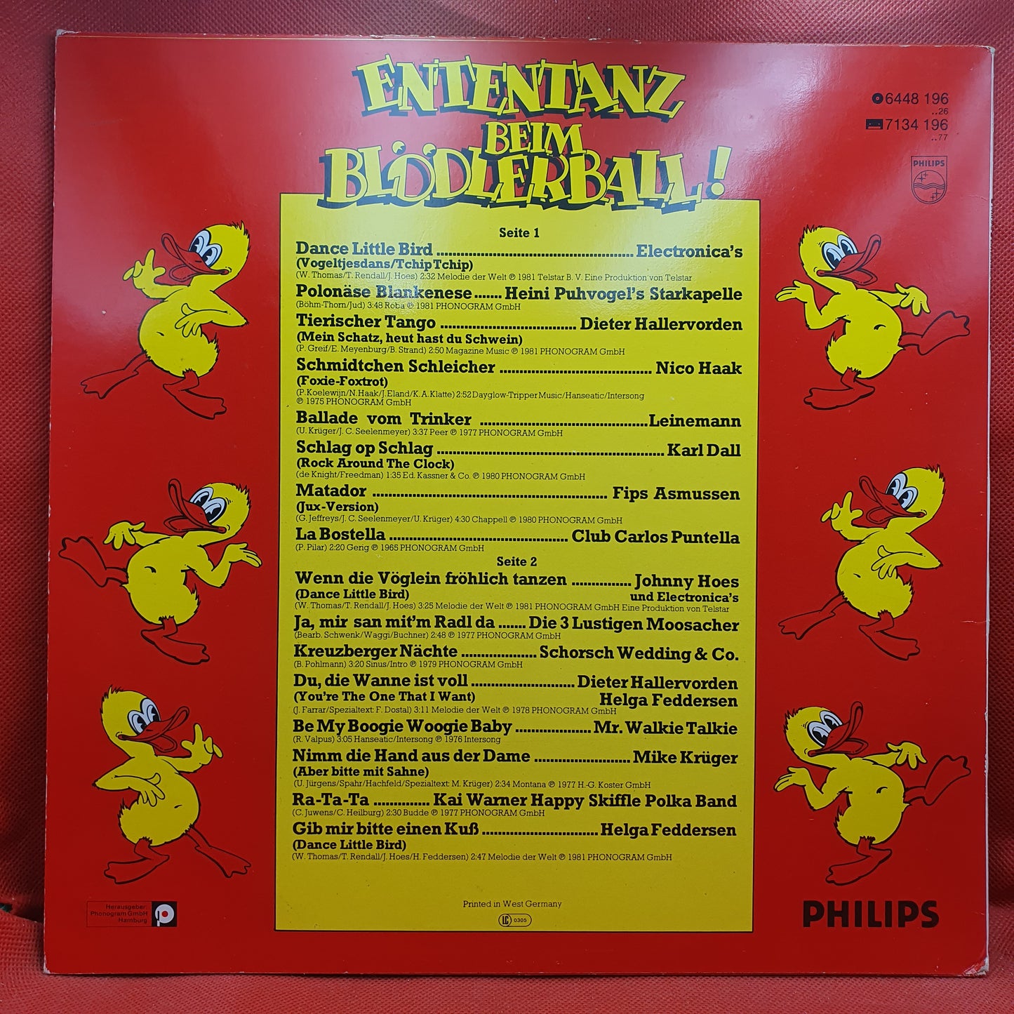 Various – Ententanz Beim Blödlerball ! - Das Riesen-Entenfest Mit Bombenstimmung