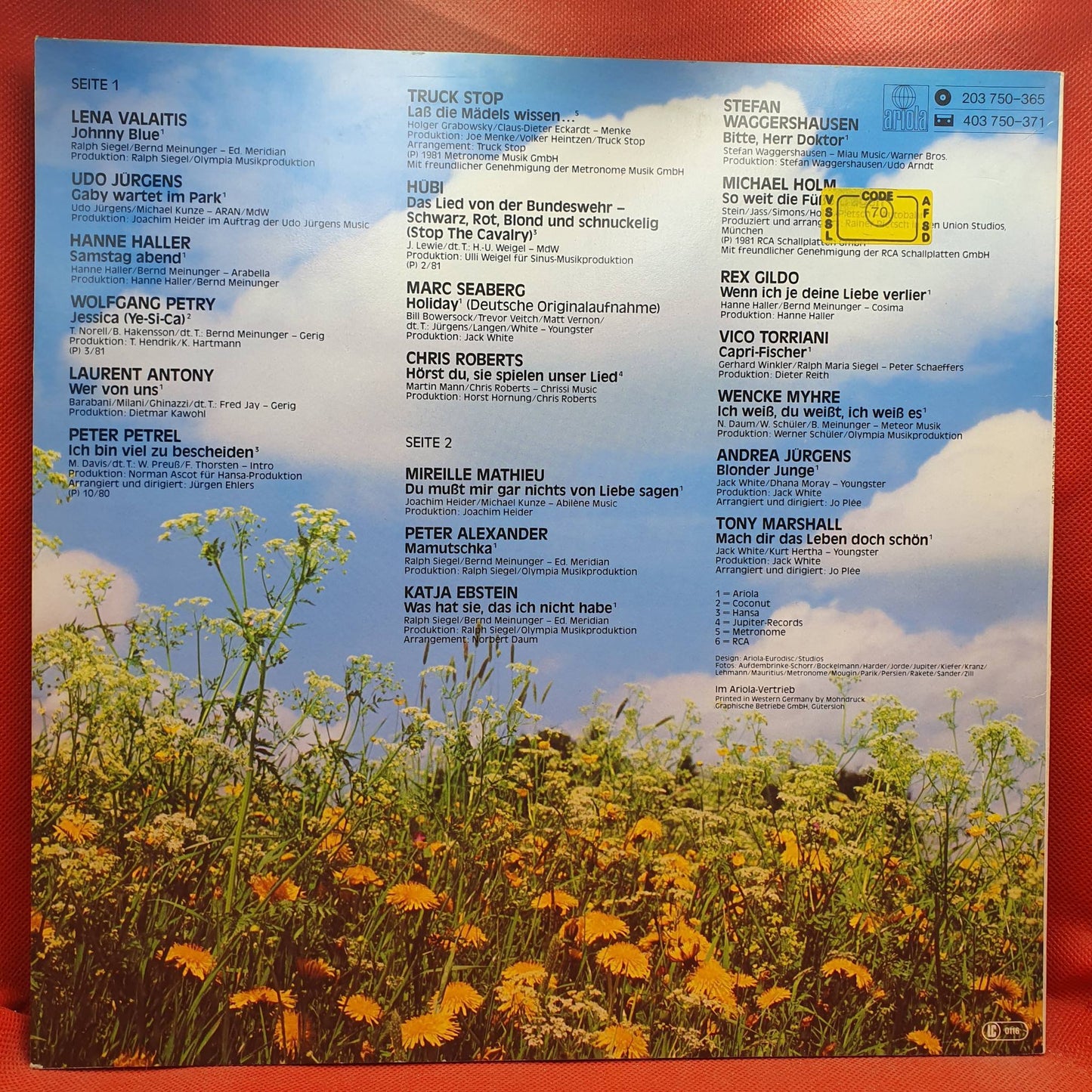 Various – Hit-Saison '81 - Die Neue Super 20