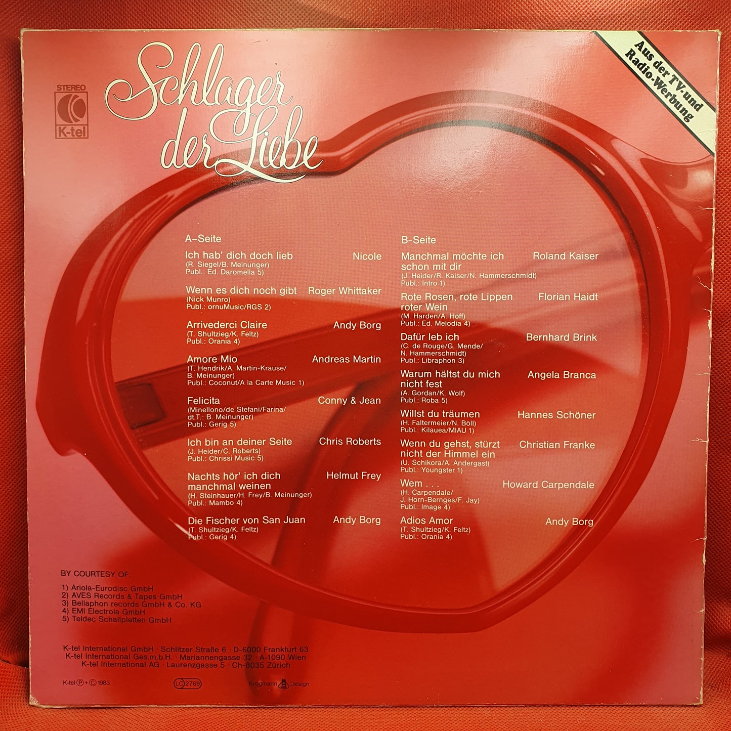 Various – Schlager Der Liebe
