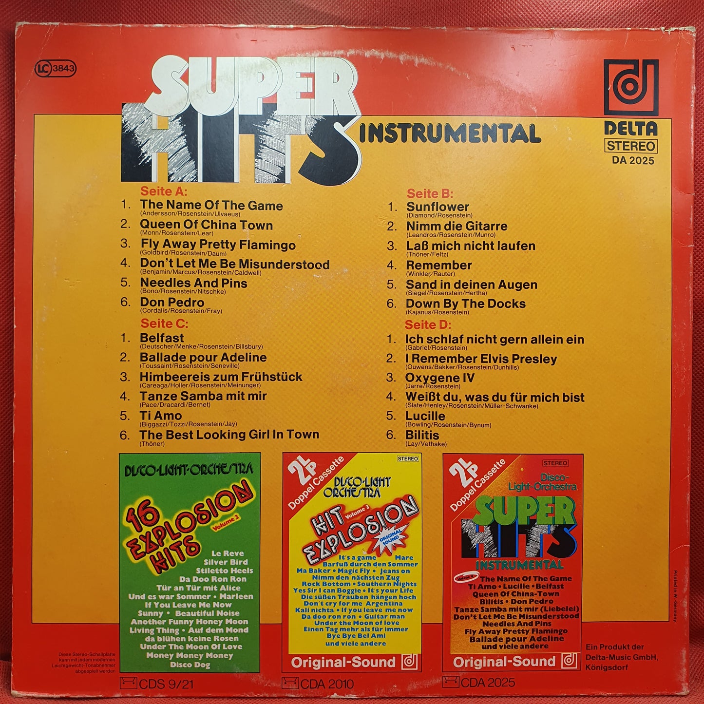Disco Light Orchestra – Super Hits Instrumental Volume 4