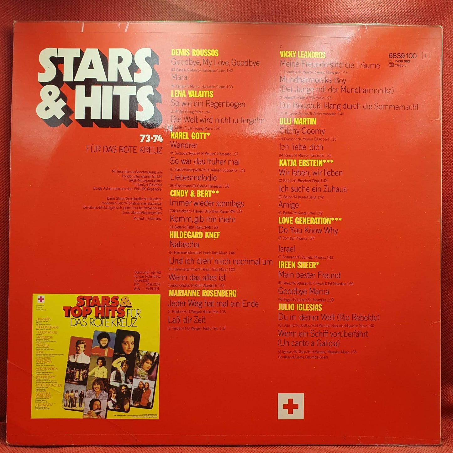 Various – Stars & Hits Für Das Rote Kreuz - 73-74