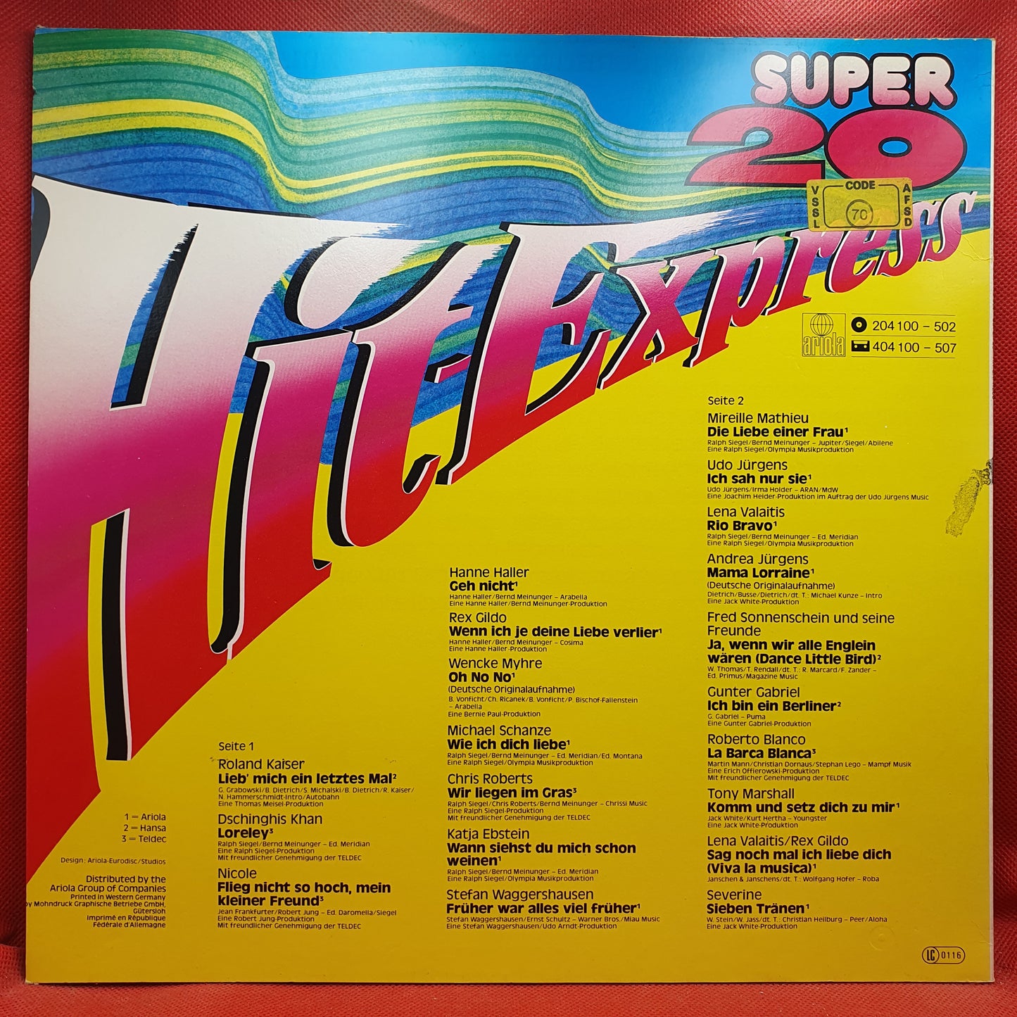 Various – Super 20 - Hit-Express