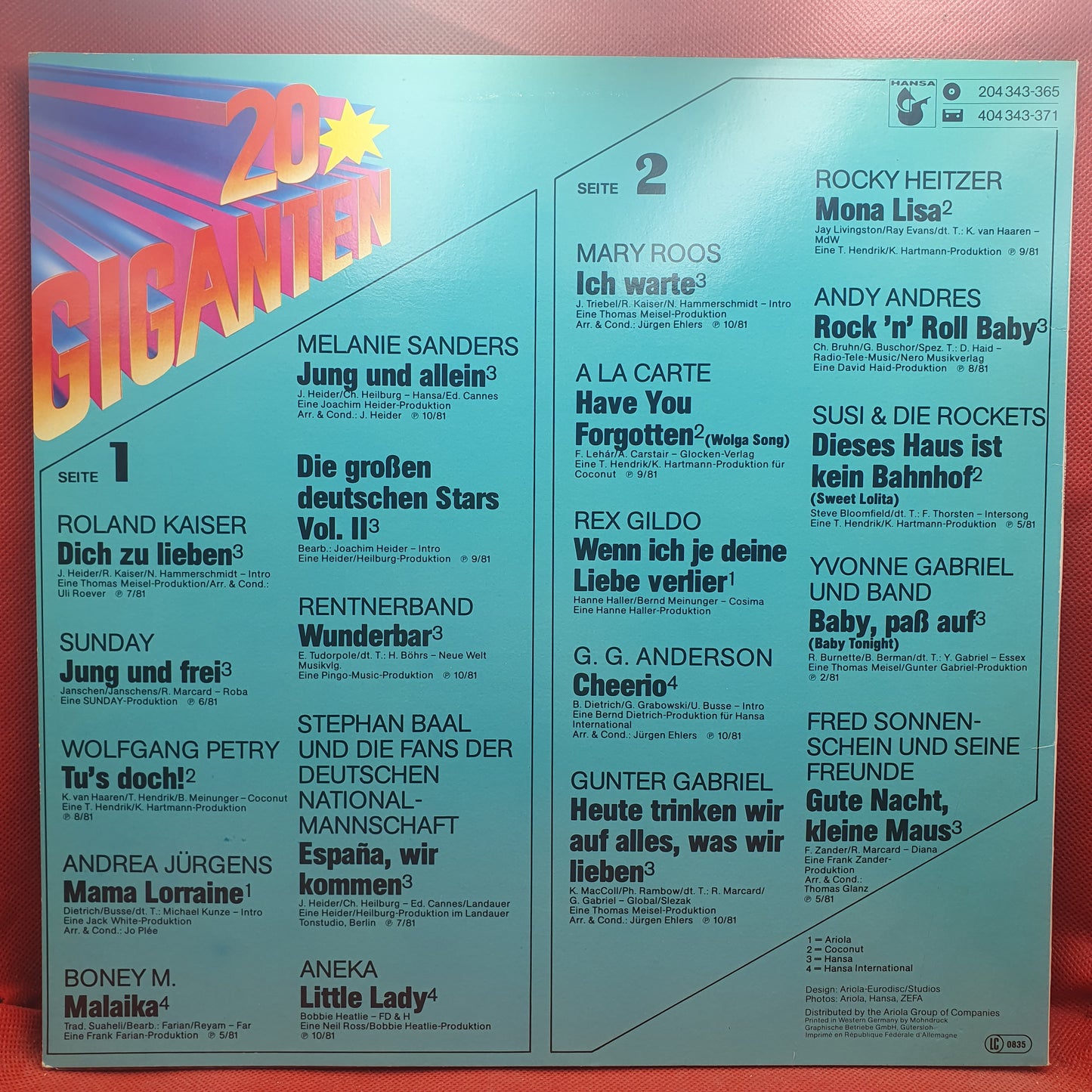 Various – Die Hitparade '82