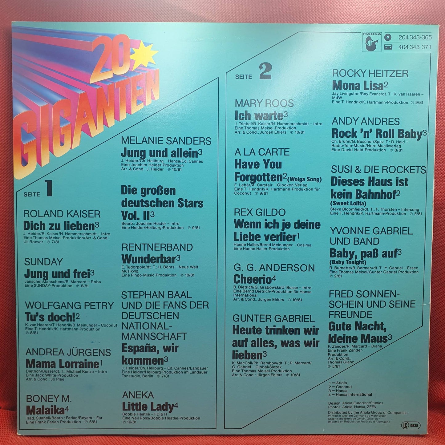 Various – Die Hitparade '82