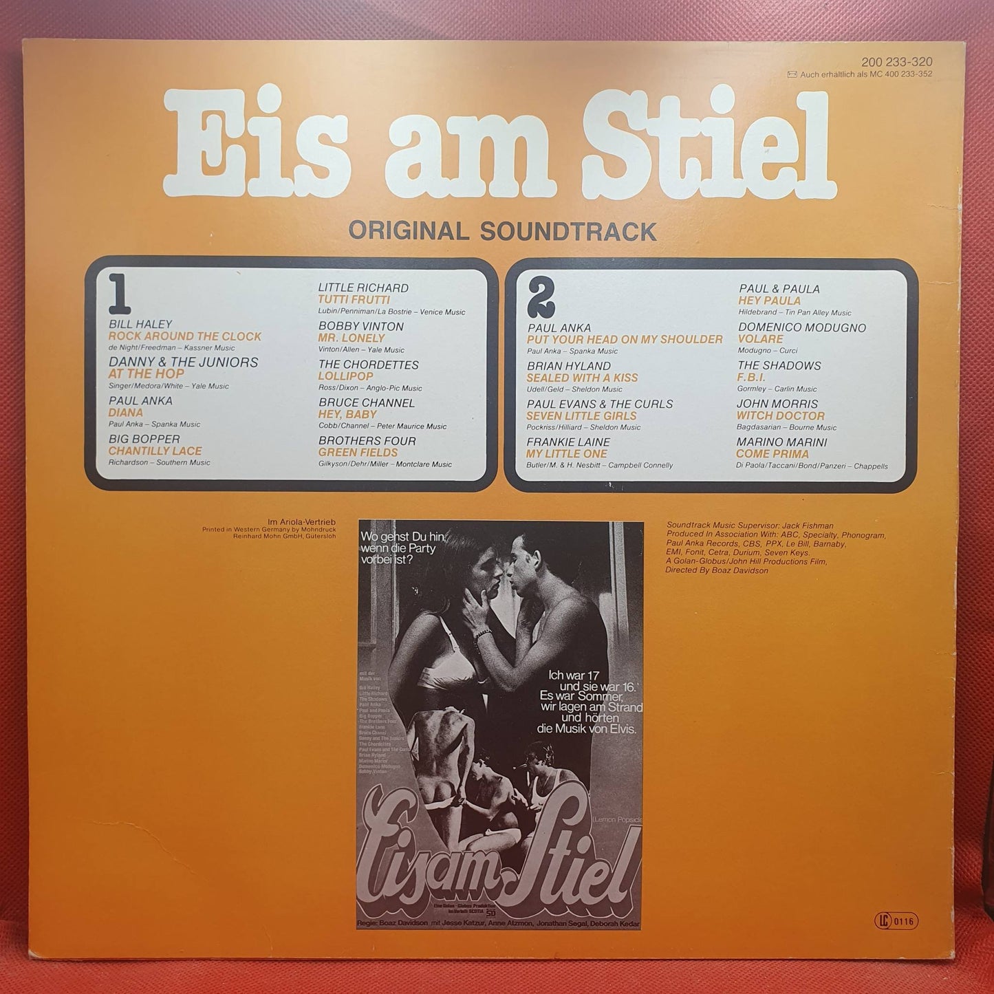Various – Eis Am Stiel - Original Soundtrack