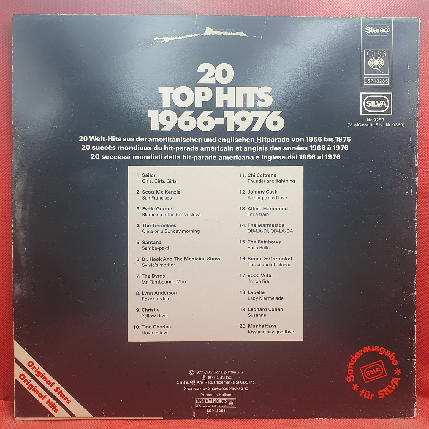 Various – 20 Top Hits 1966-1976