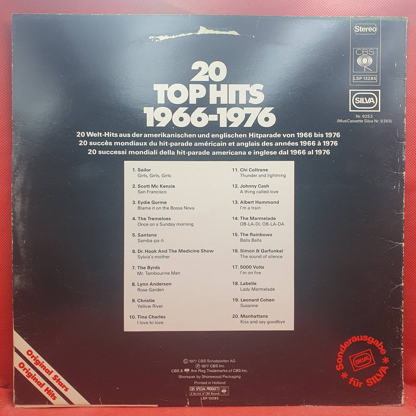 Various – 20 Top Hits 1966-1976