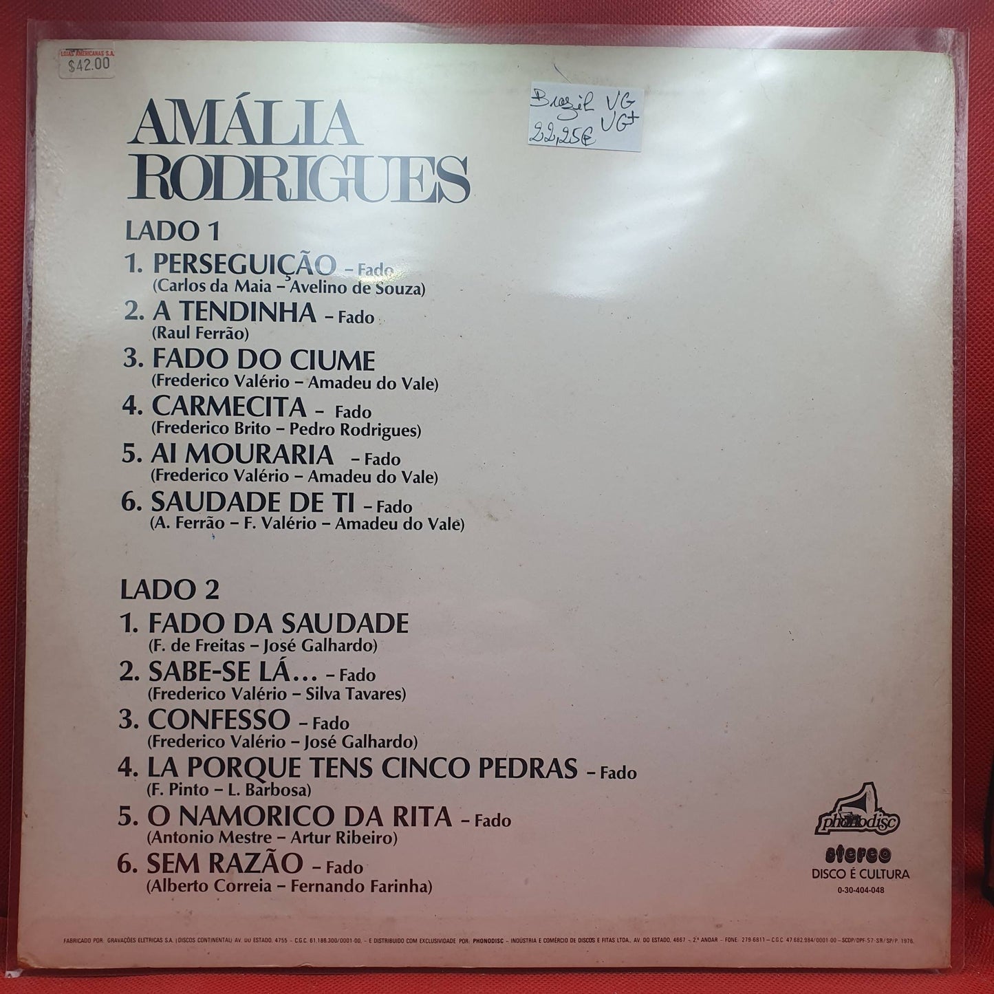 Amália Rodrigues – Amália Rodrigues com acompanhamento