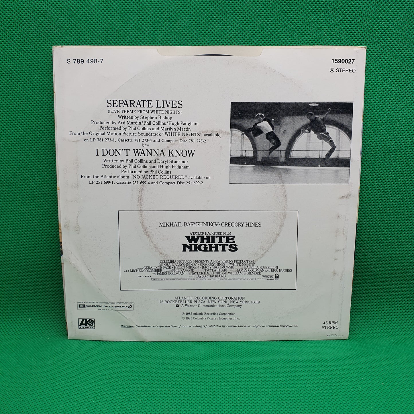 Phil Collins And Marilyn Martin – Separate Lives (Love Theme From White Nights)