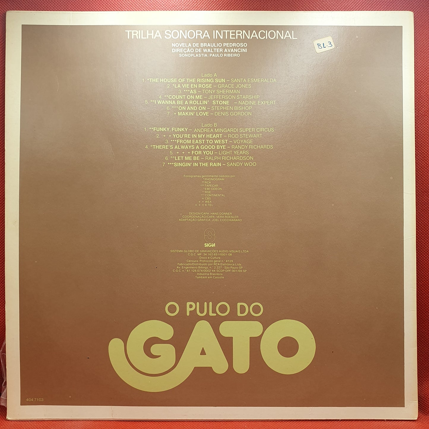 Various – O Pulo Do Gato - Internacional