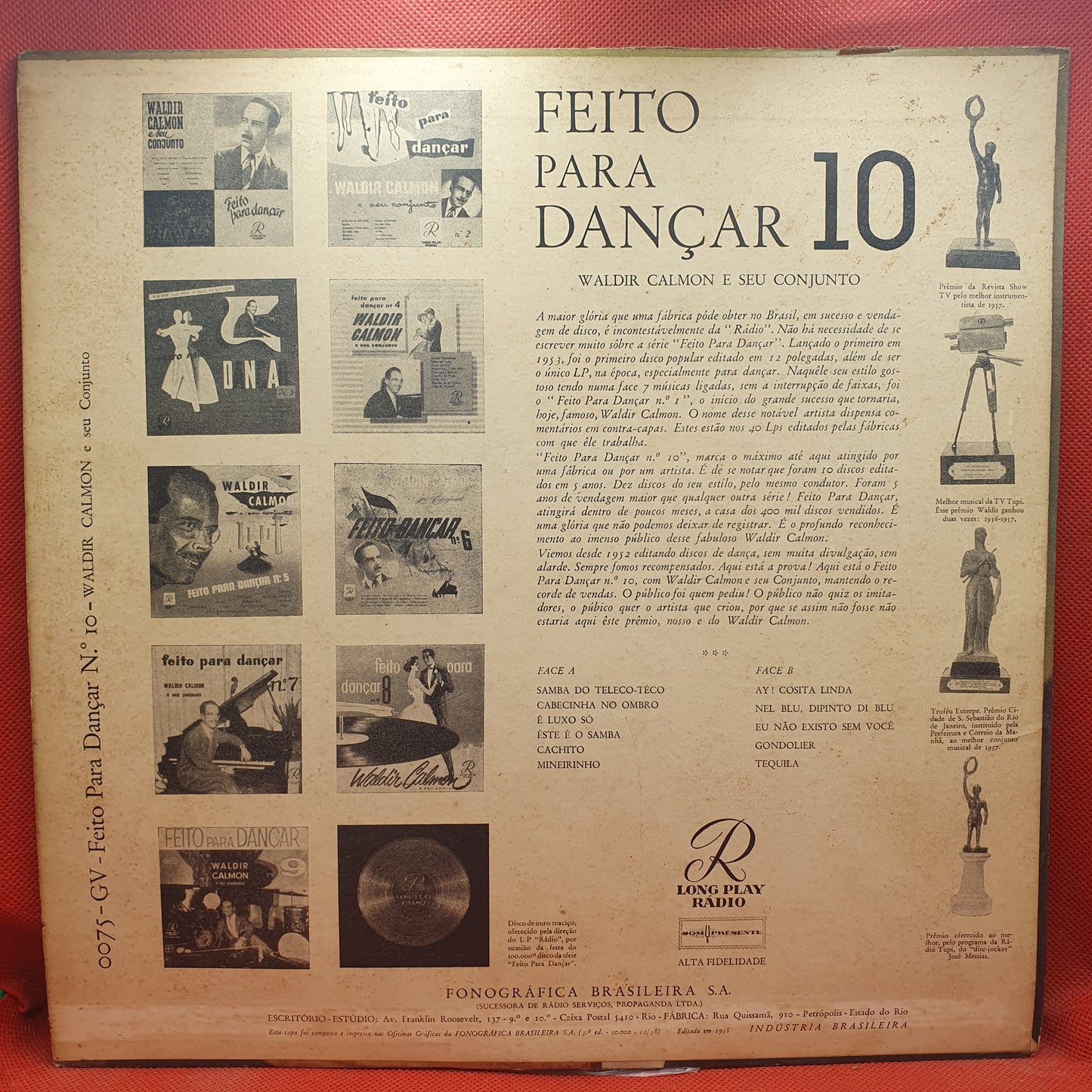 Waldir Calmon E Seu Conjunto – Feito Para Dançar Nº 10