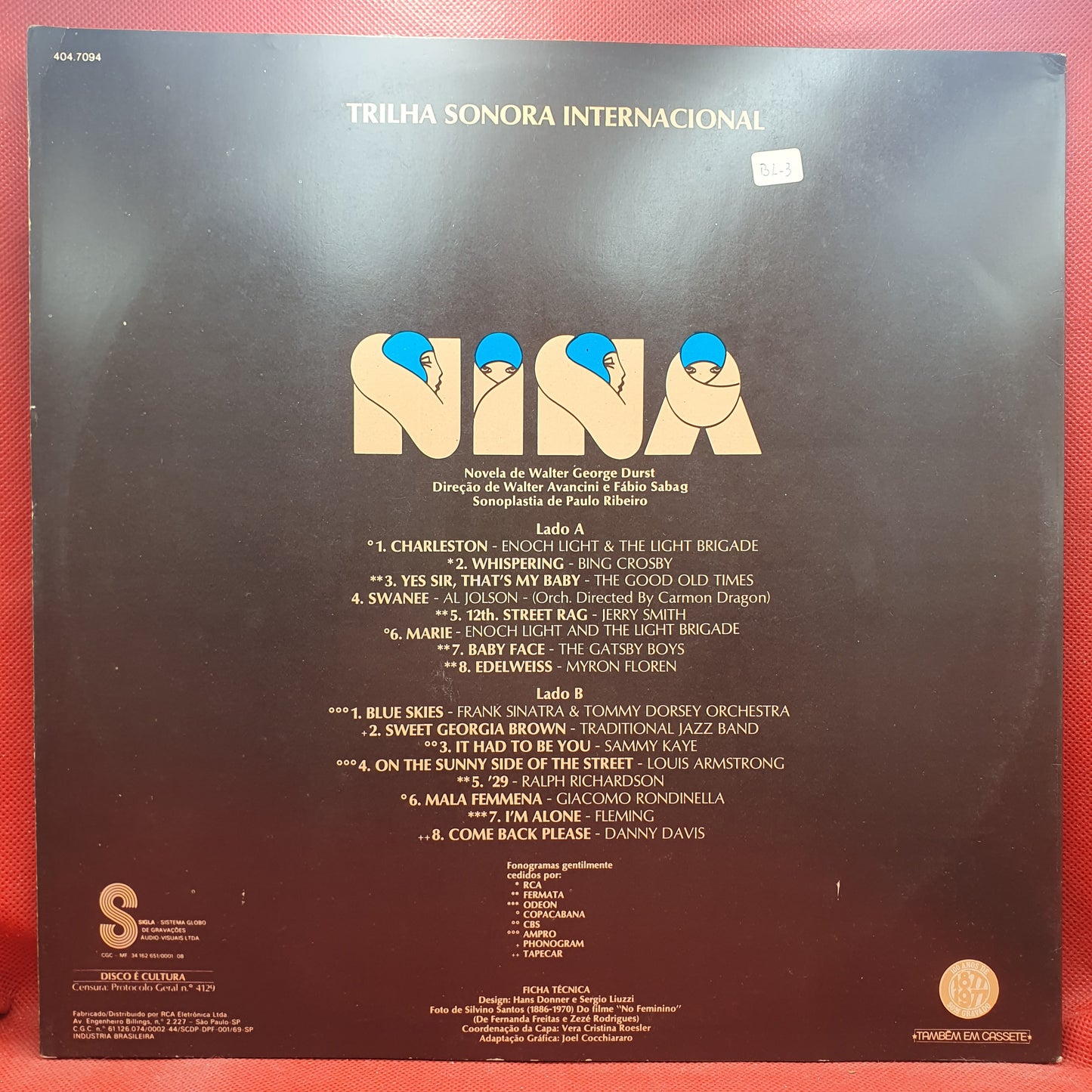 Various – Nina - Trilha Sonora Internacional