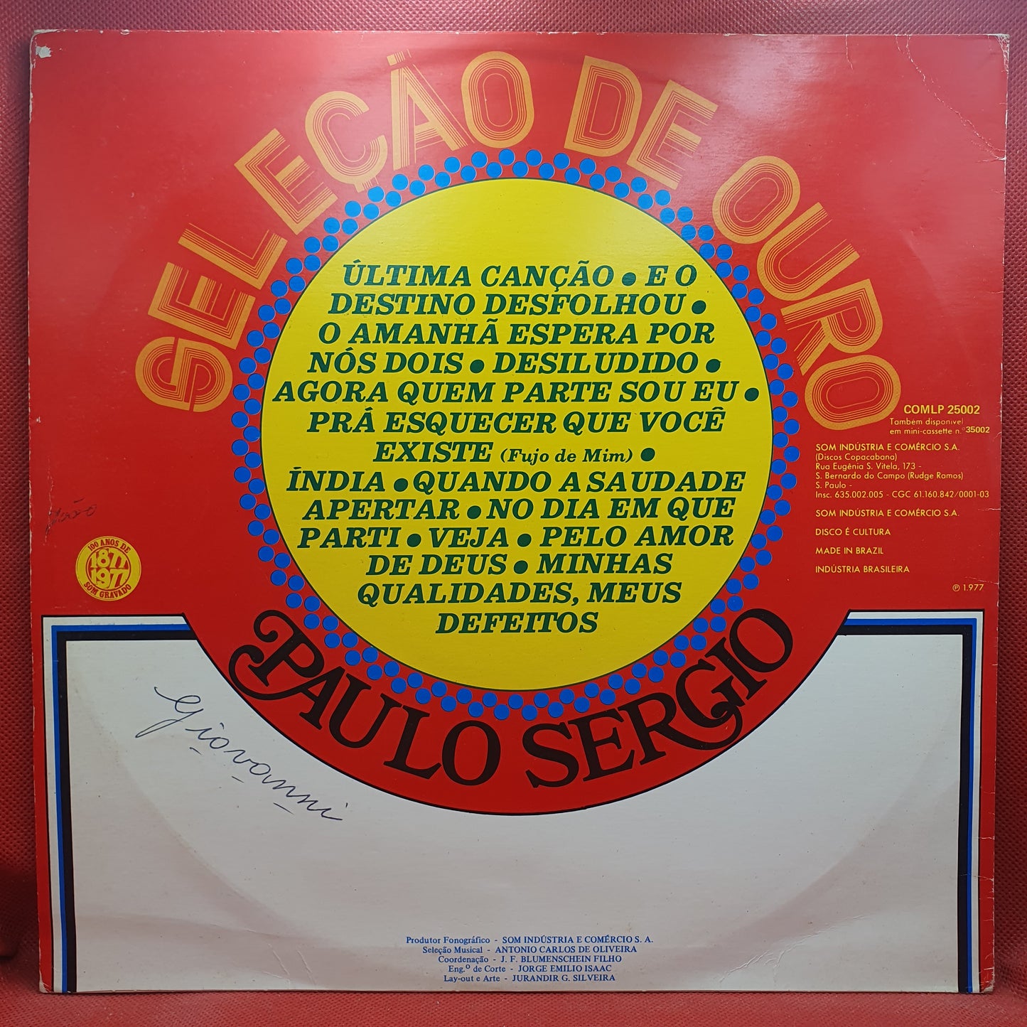 Paulo Sérgio – Seleção De Ouro