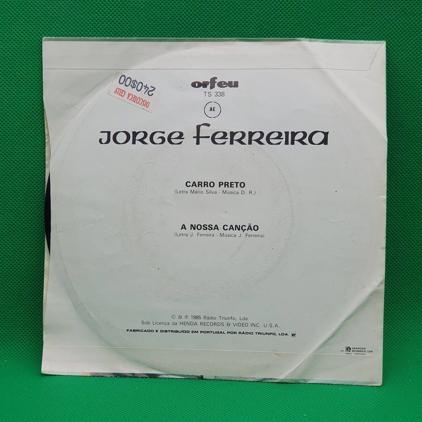 Jorge Ferreira – Carro Preto