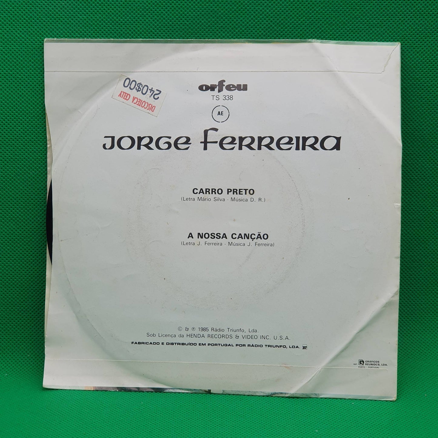Jorge Ferreira – Carro Preto