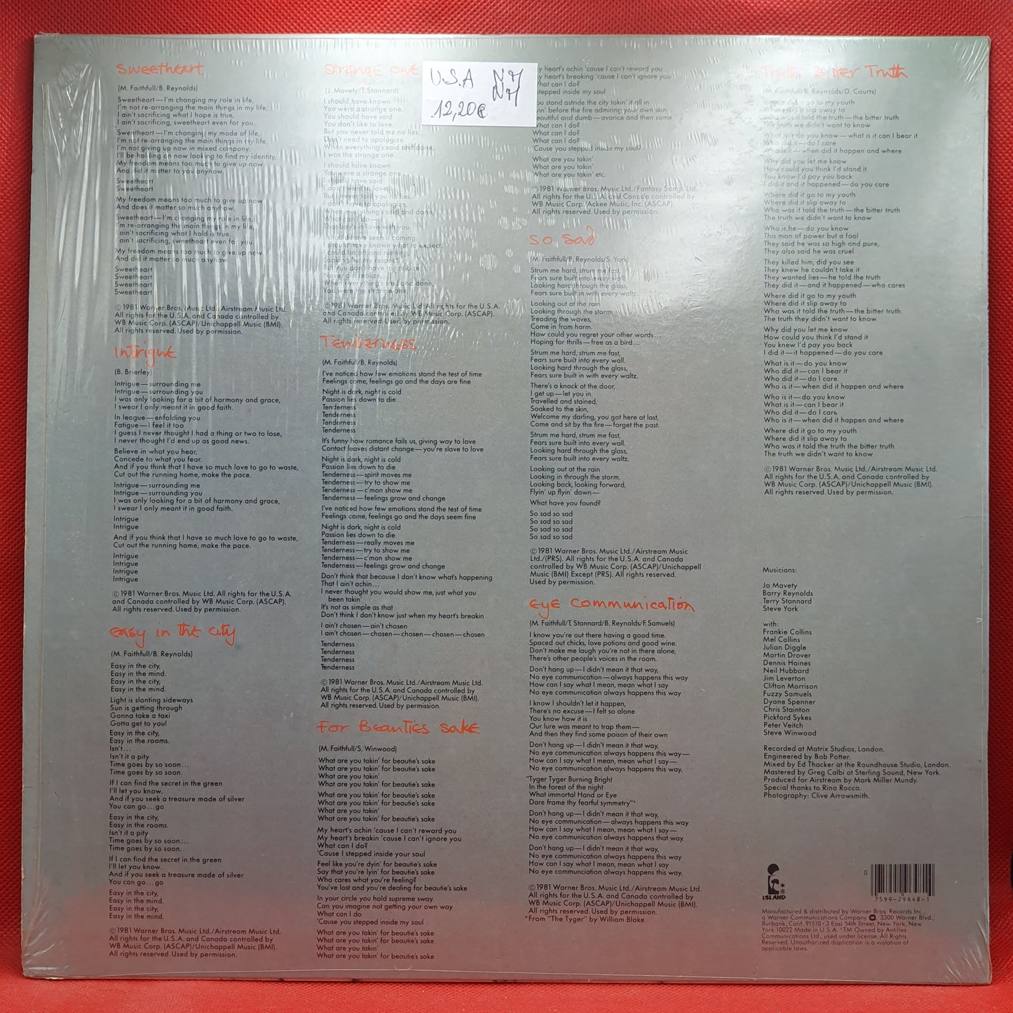 Marianne Faithfull – Dangerous Acquaintances