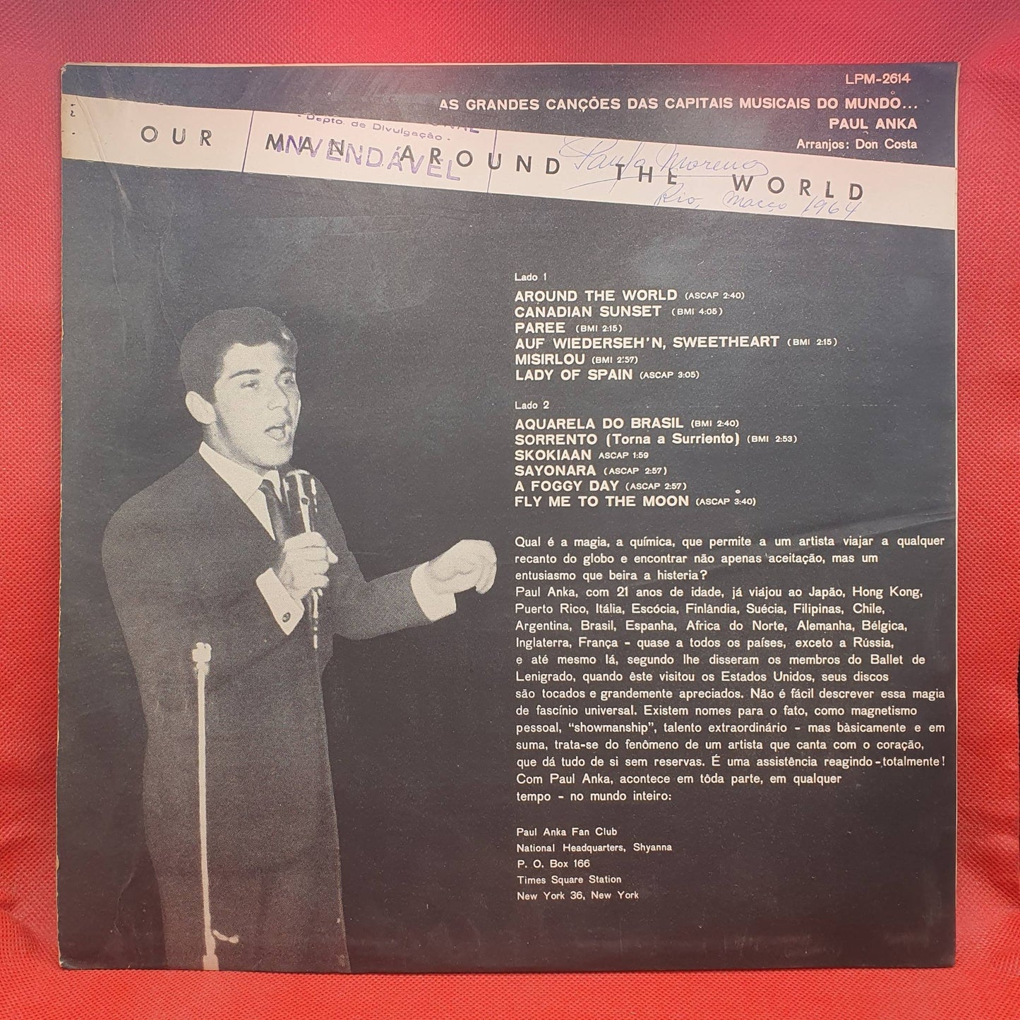 Paul Anka – Our Man Around The World
