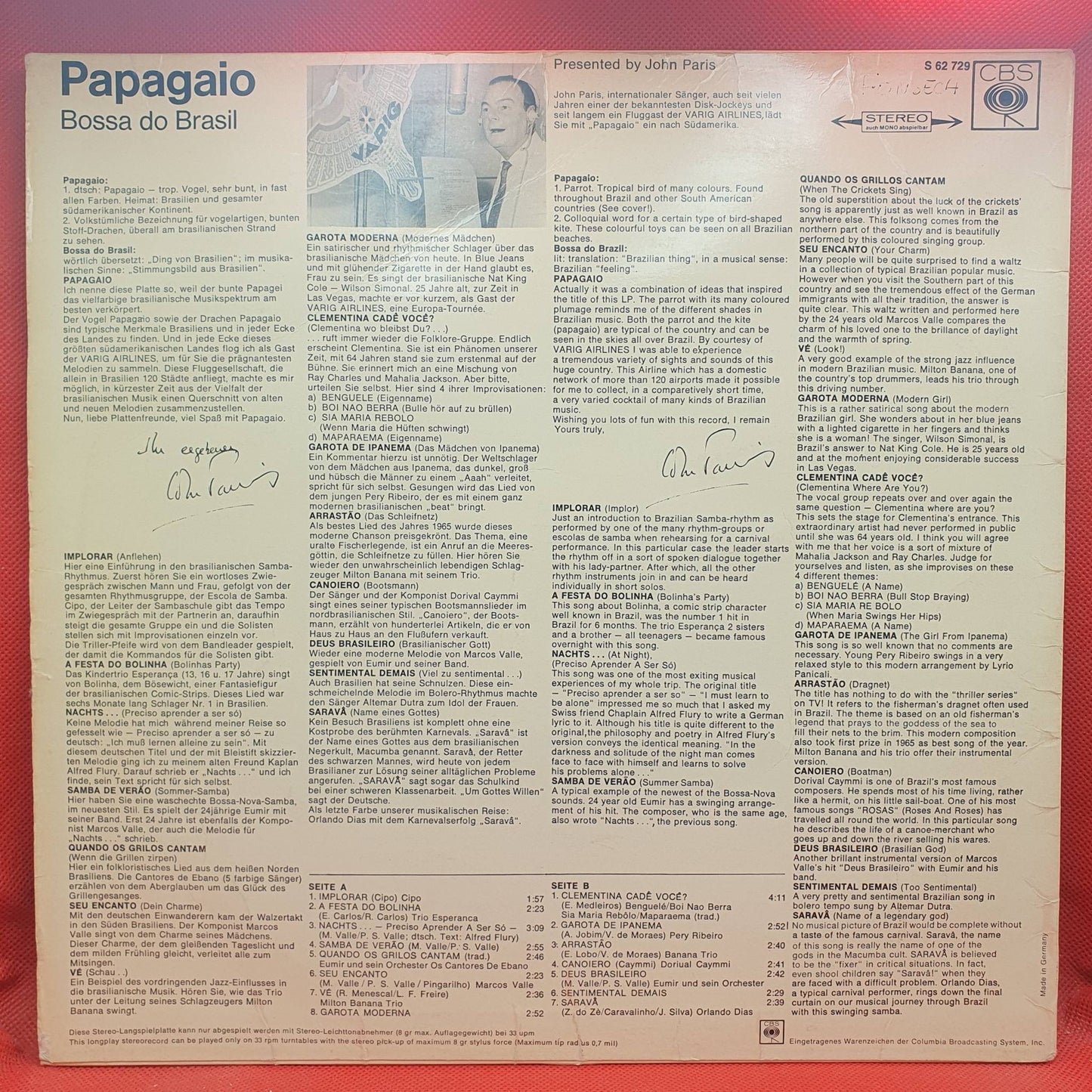 Various – Papagaio (Bossa Do Brasil)