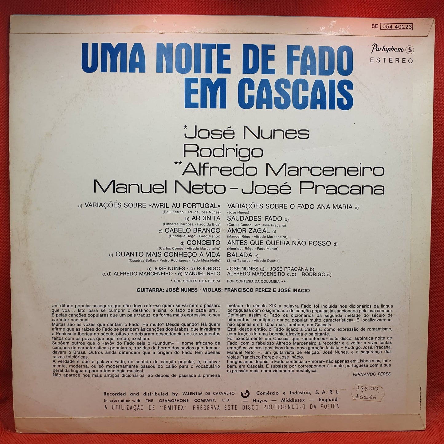 Various – Uma Noite De Fado Em Cascais