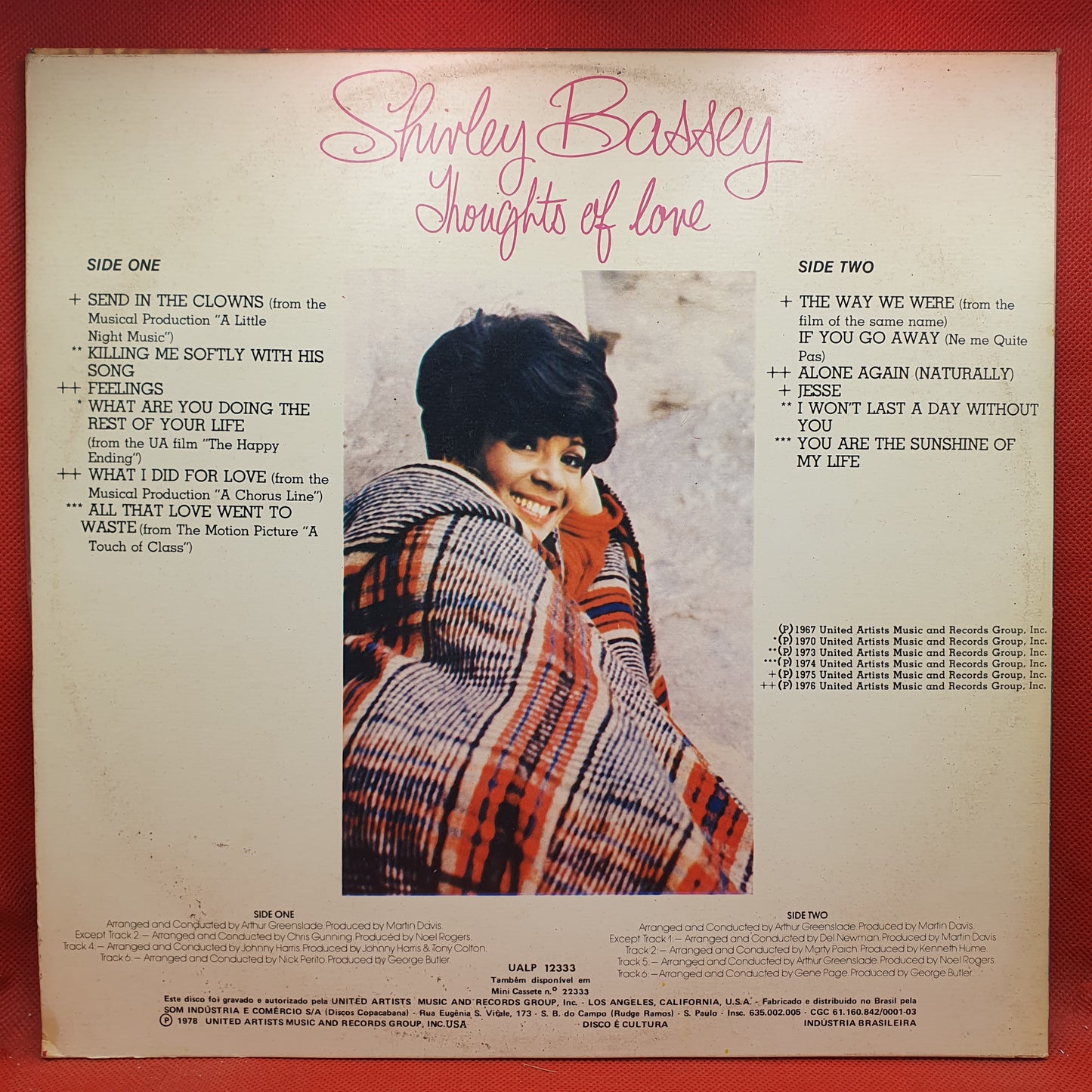 Shirley Bassey – Thoughts Of Love