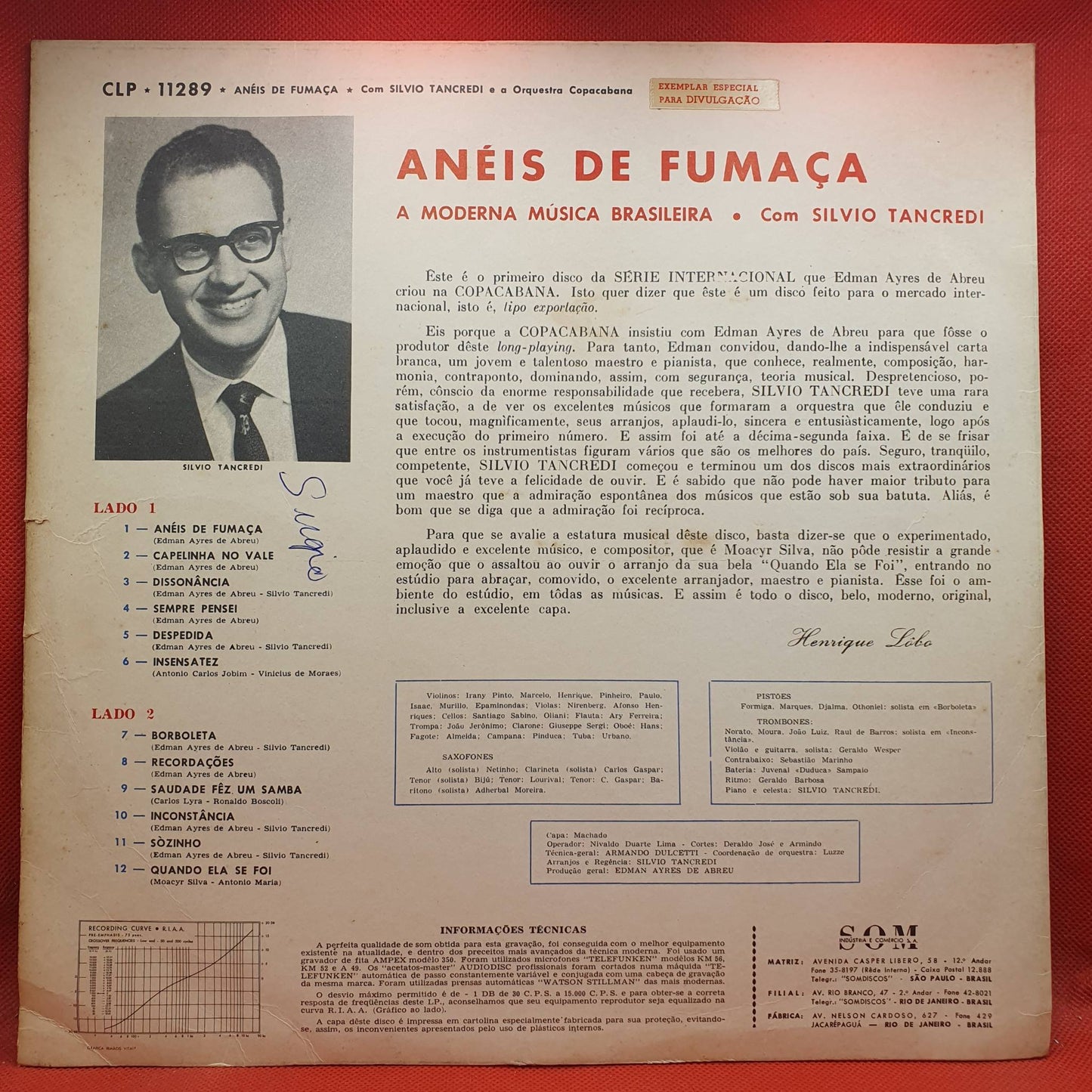 Silvio Tancredi – Anéis De Fumaça