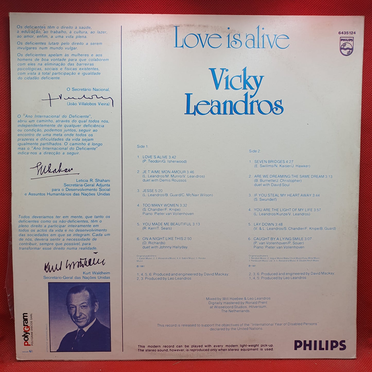 Vicky Leandros – Love Is Alive