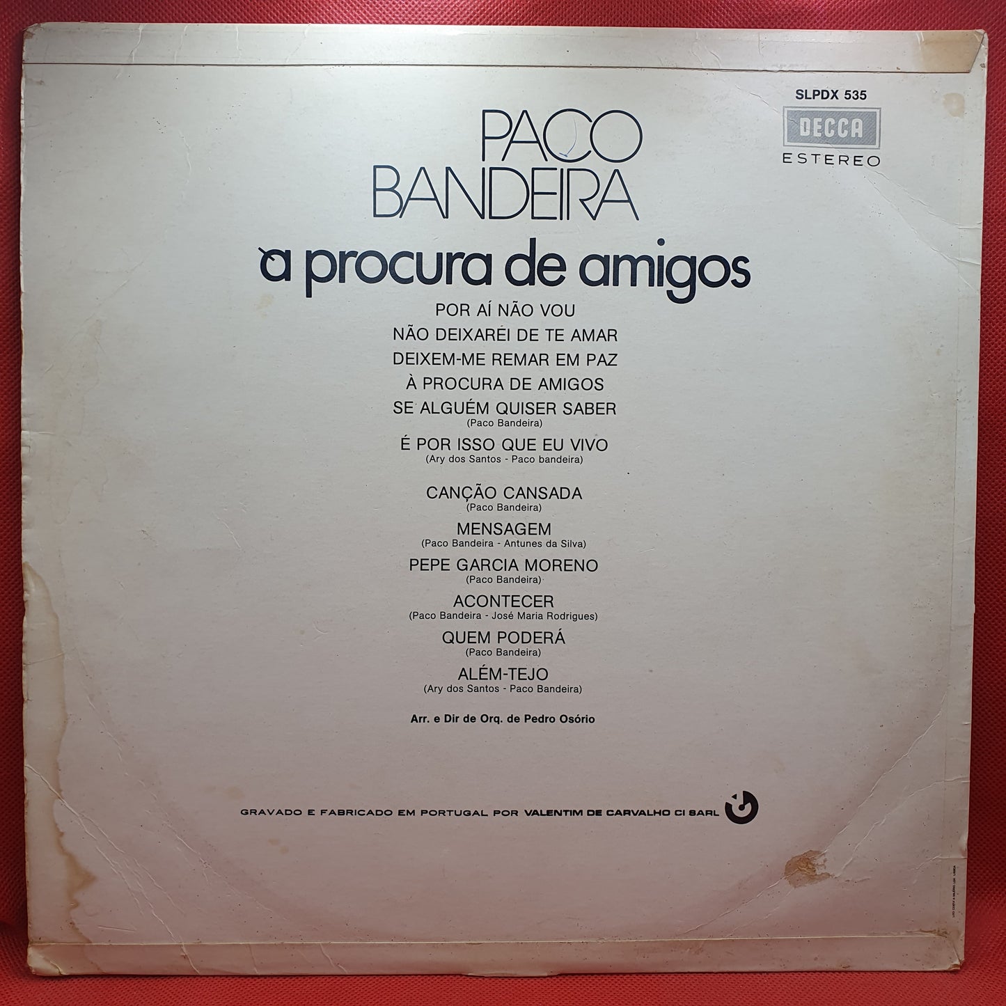 Paco Bandeira – À Procura De Amigos