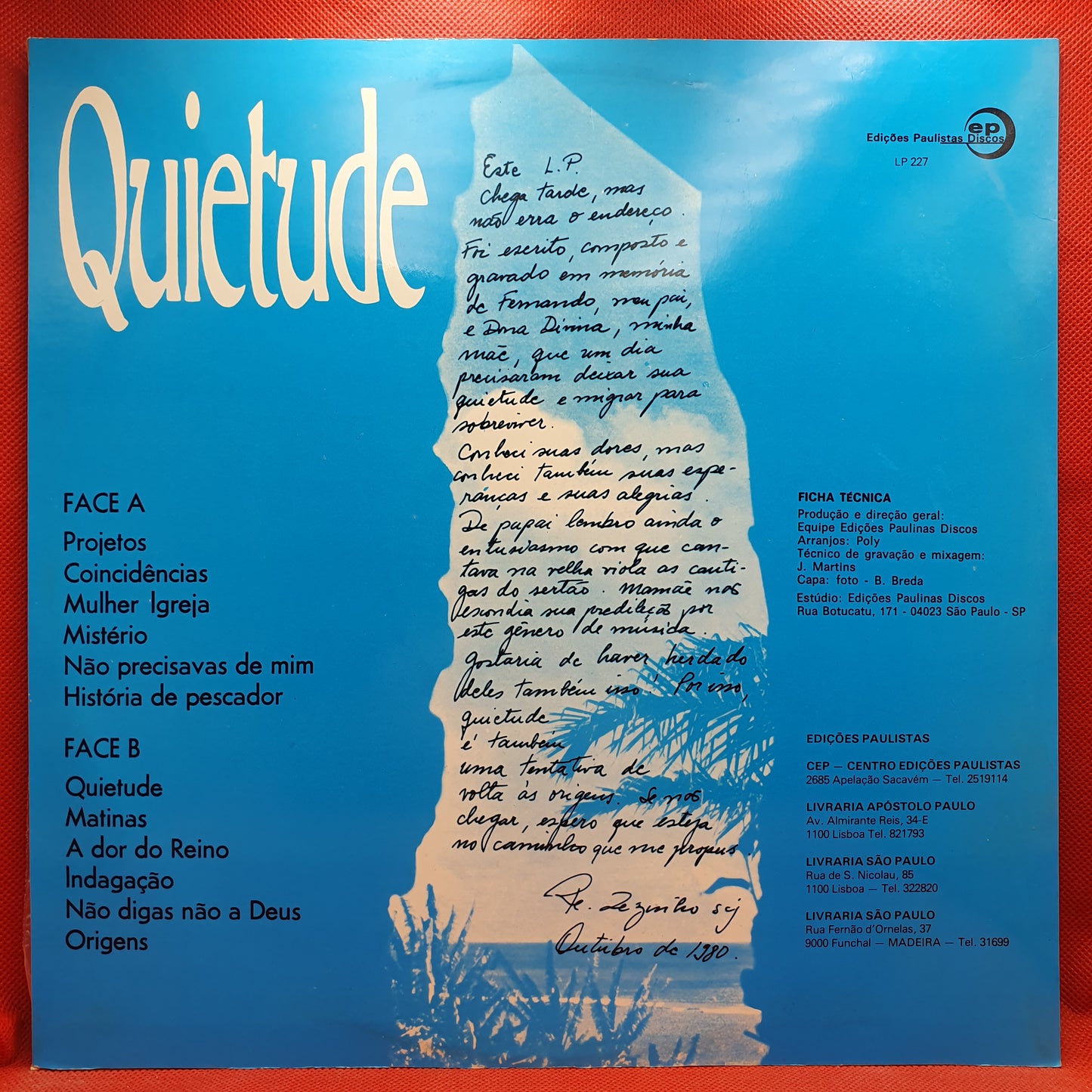 Padre Zezinho – Quietude