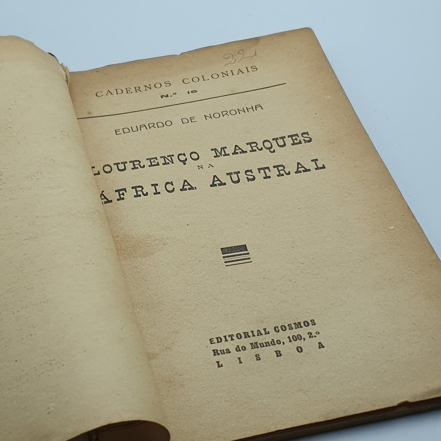 Eduardo de Noronha - Cadernos Coloniais Nº16