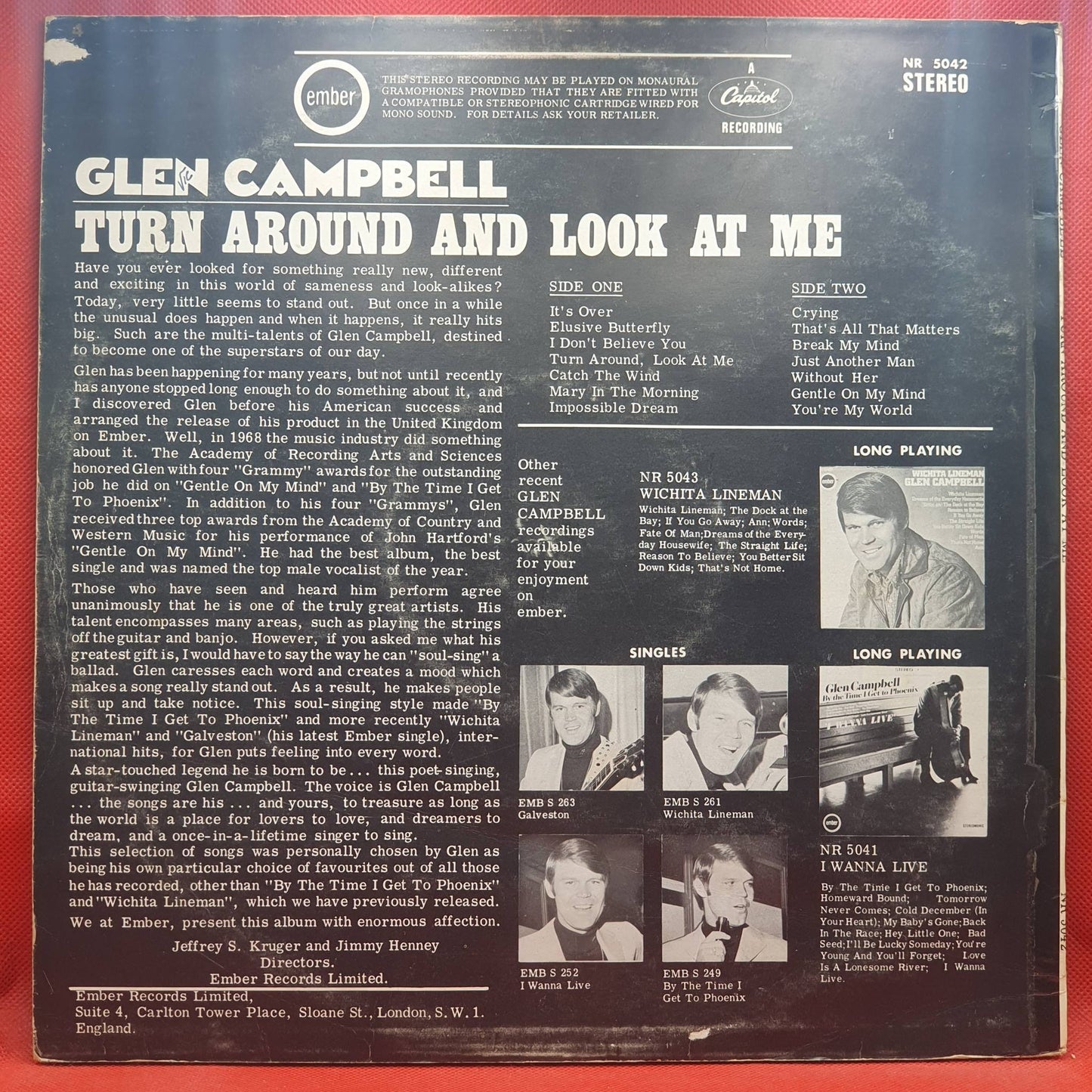 Glen Campbell – Turn Around And Look At Me