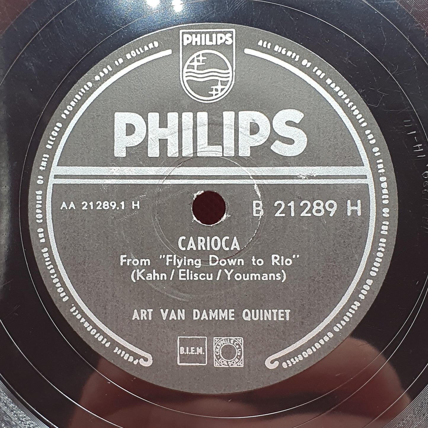 The Art Van Damme Quintet – Carioca / I'll Remember April