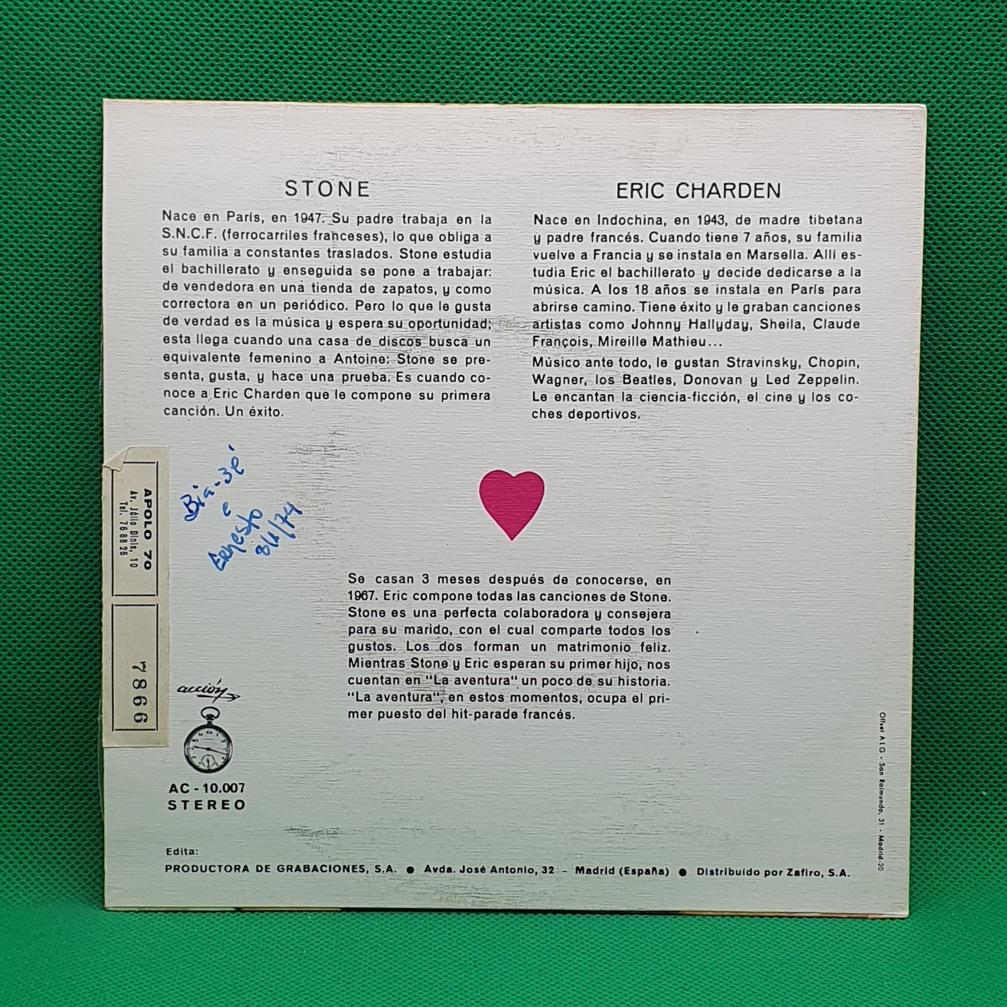 Stone Y Eric – La Aventura