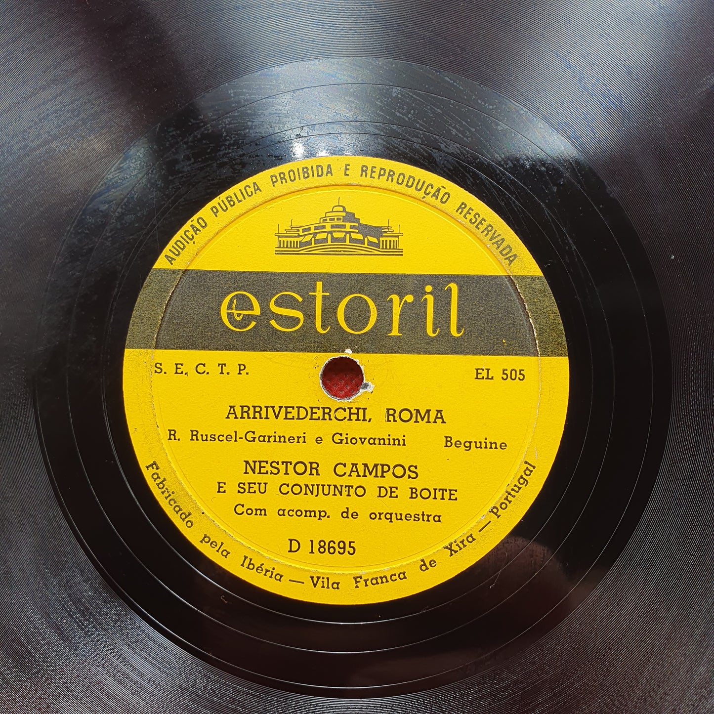 Nestor Campos e Seu Conjunto de Boite - Agora é Cinza / Arrivederchi Roma