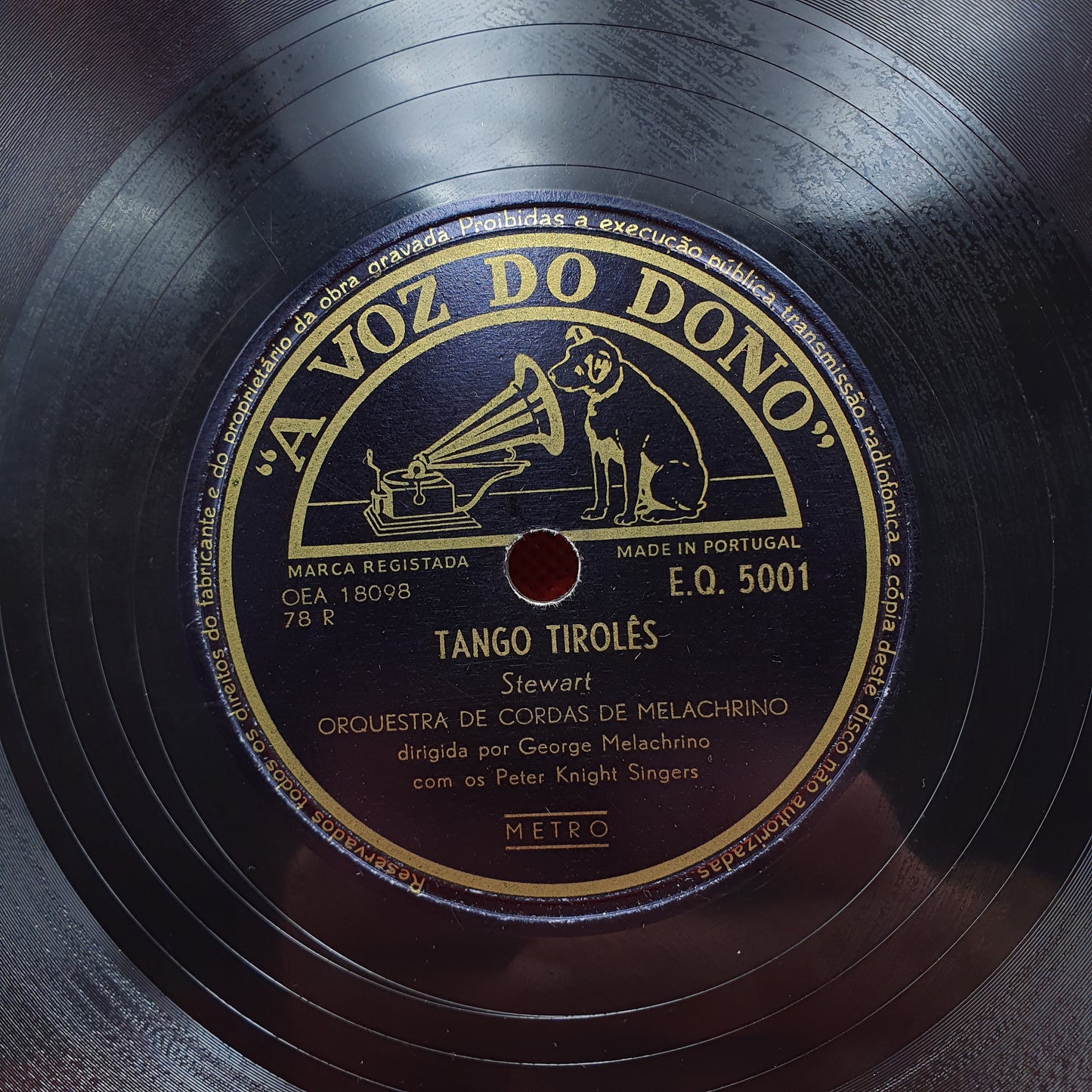 George Melachrino e a sua Orchestra - Tango Tiroles / Canção Do Mar