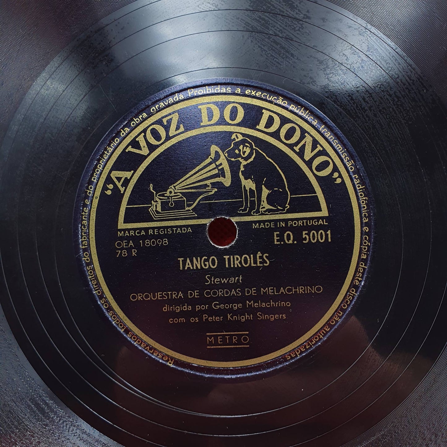 George Melachrino e a sua Orchestra - Tango Tiroles / Canção Do Mar