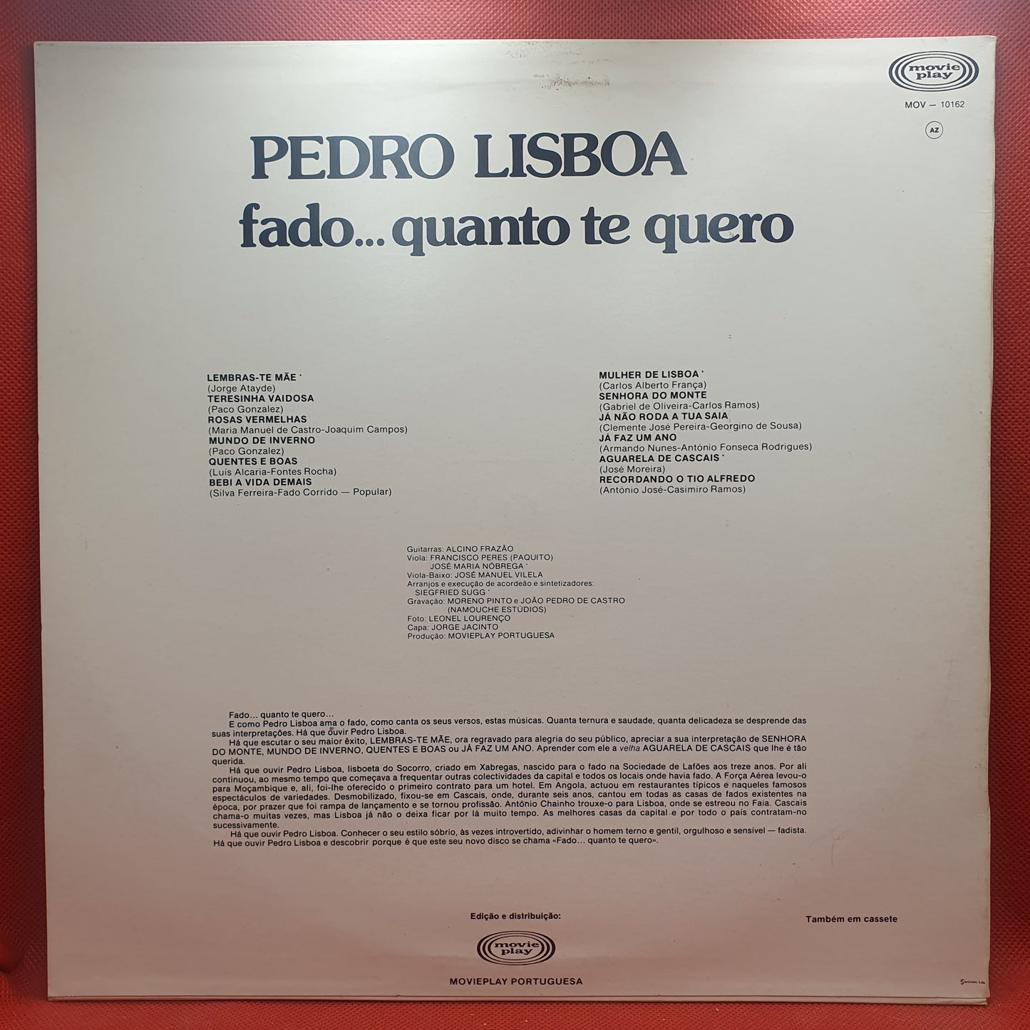 Pedro Lisboa – Fado... Quanto Te Quero