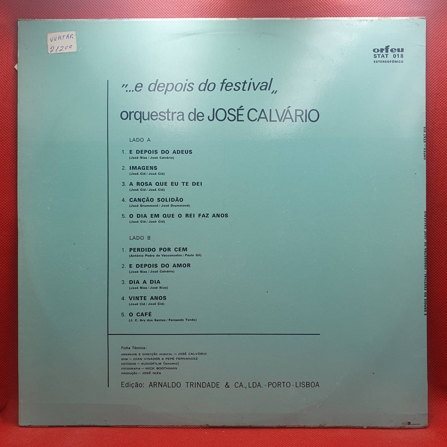 Orquestra De José Calvário – "...E Depois Do Festival"