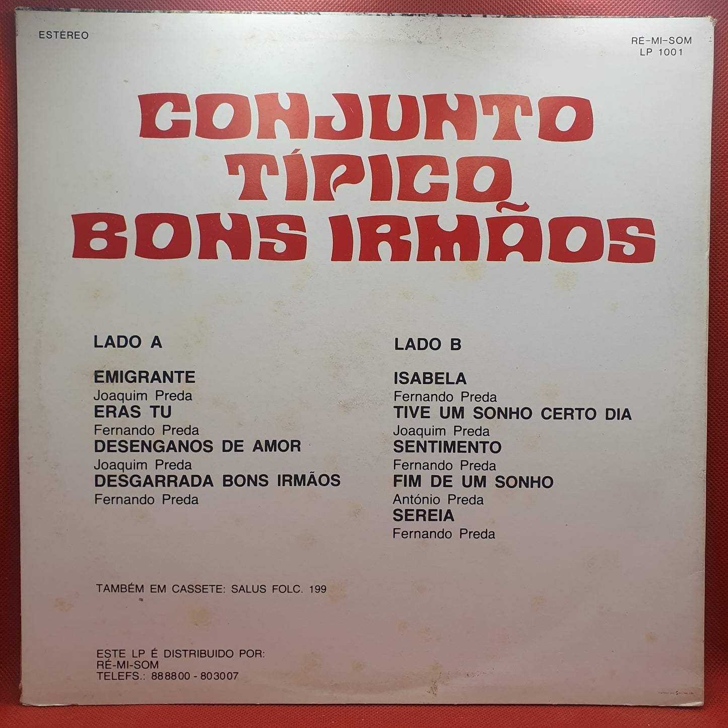 Conjunto Tipico Bons Irmãos - Desgarrada Emigrante