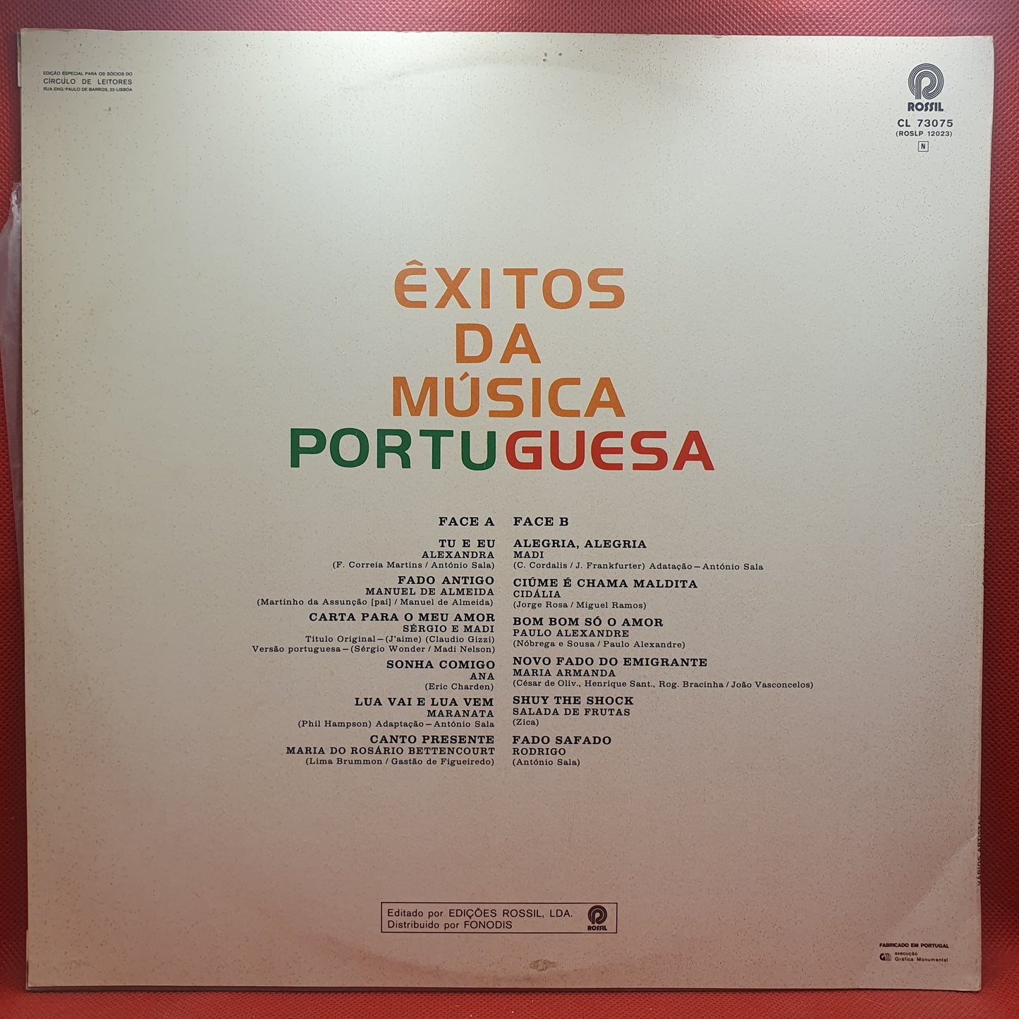 Various – Êxitos da Música Portuguesa