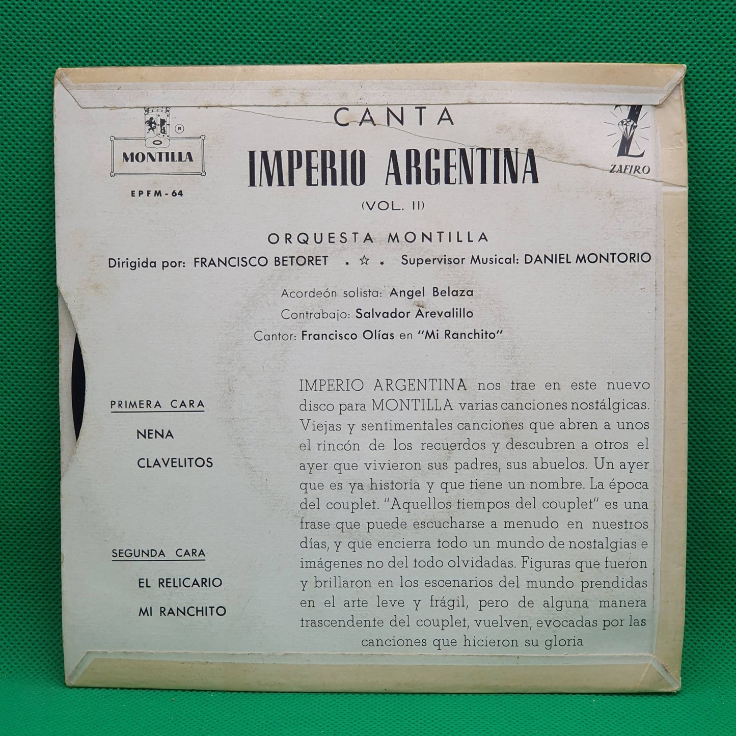 Imperio Argentina, Orquesta Montilla – Vol. II