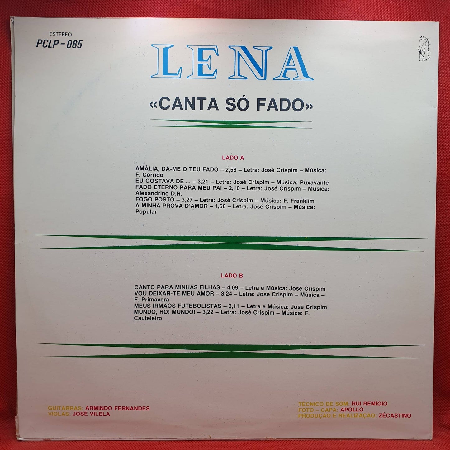 Lena – Amália, Dá-me O Teu Fado