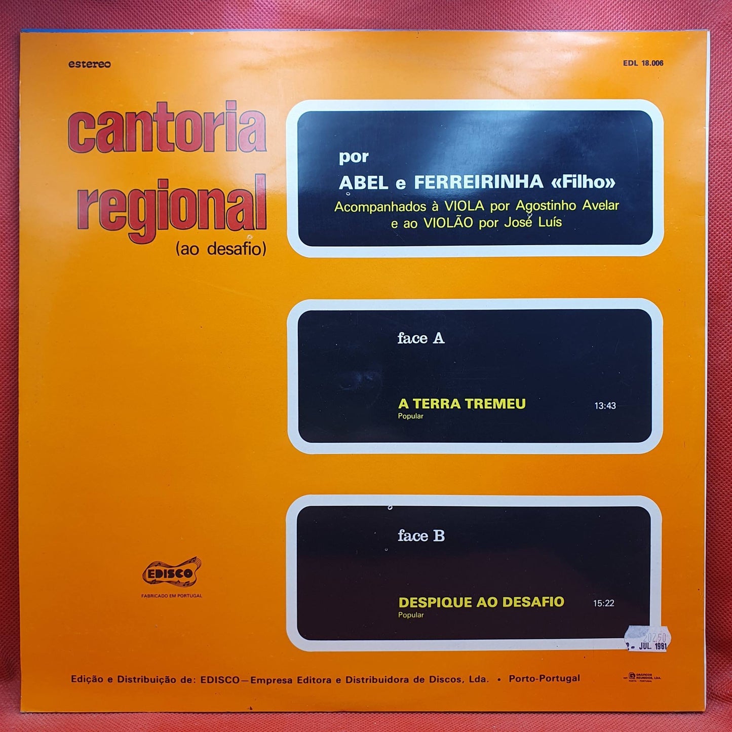 Abel e Ferreirinha "filho" – Cantoria Regional (ao desafio)