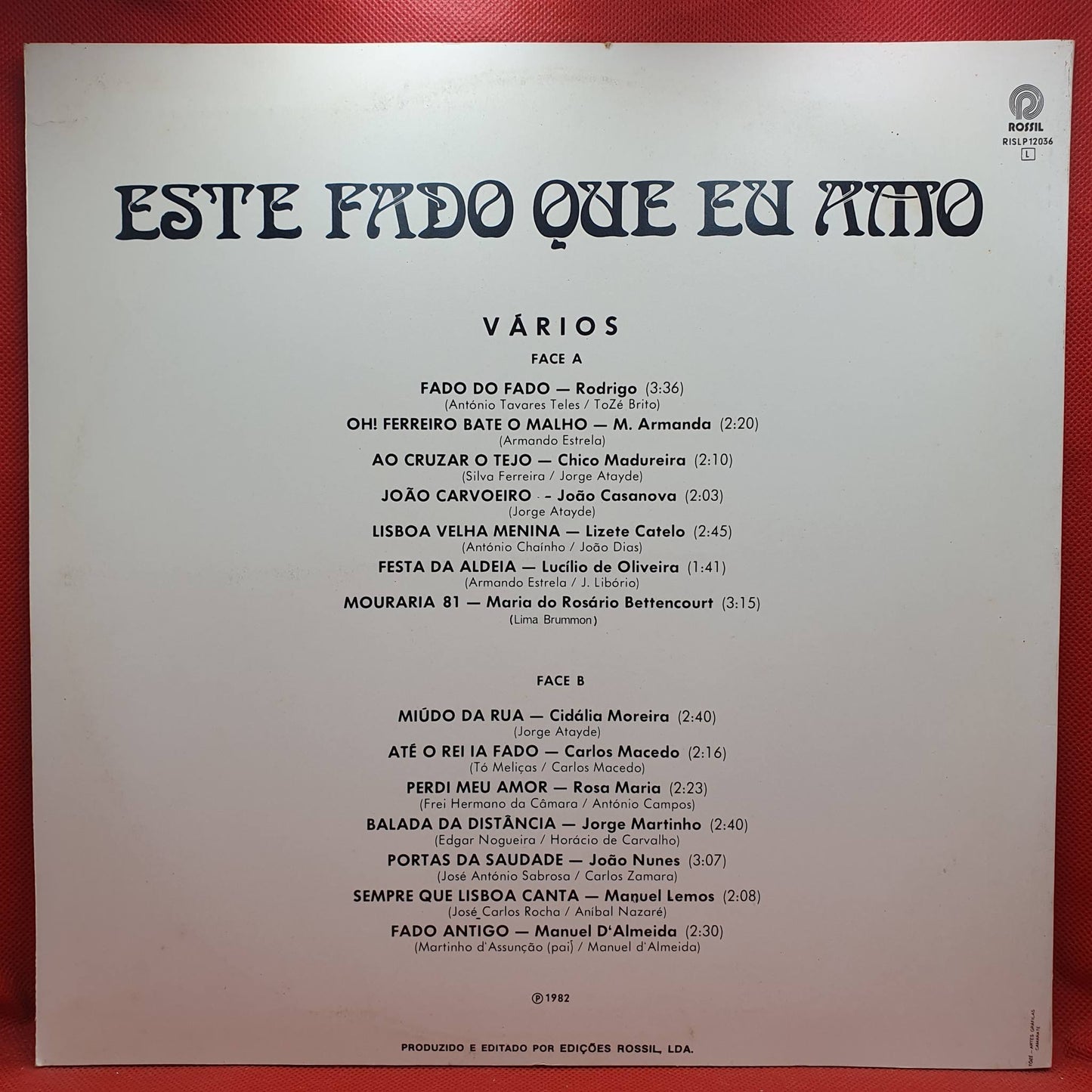 Various – Este Fado Que Eu Amo