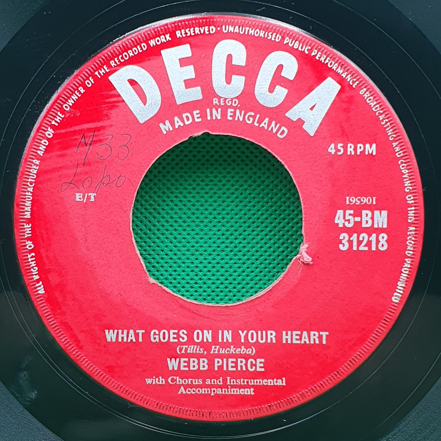 Webb Pierce – A Thousand Miles Ago / What Goes On In Your Heart